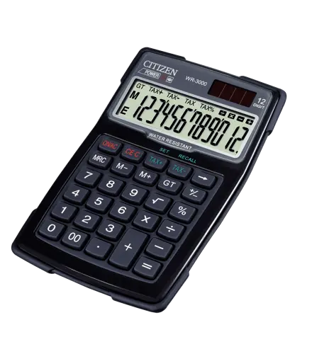 Bordsräknare Citizen WR-3000