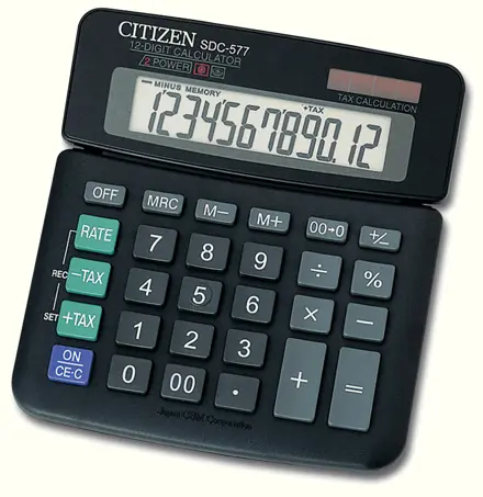 Bordsräknare Citizen SDC-577