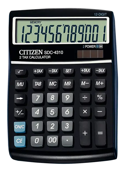 Bordsräknare Citizen SDC 4310